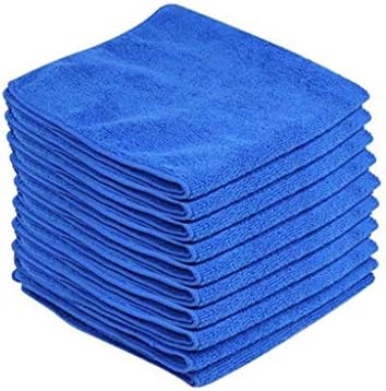 Почистващ кърпа Mirofiber Soft Blue За детайлите на автомобила, 10 бр., Кърпички За Полиране, Средство за Грижа за автомобила и