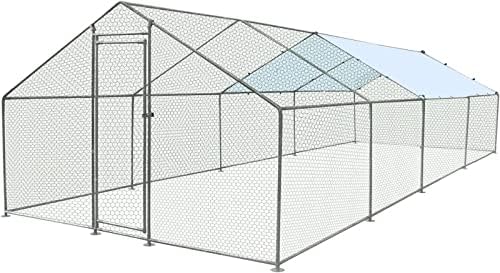 Големи метални клетки за пилета за открити прислуга ферми, пилешки къща за съдържанието на пилета и патици, могат да бъдат ветрозащитными,