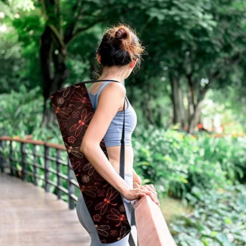 Чанта за постелки за йога LAIYUHUA, спортна чанта за йога с двойни ципове за жени и мъже - Гладка ципа, U-образна голяма дупка и
