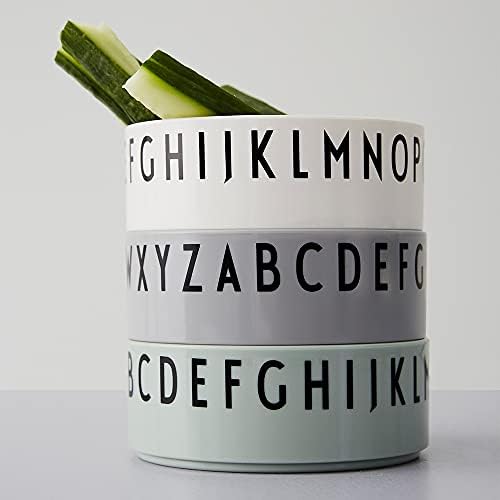Детска купа с надпис да Ядеш и да учат Tritan Design, Дания, Комплект от 3 10 мл | Детска Купа за ядки, не съдържа BPA | Небьющаяся