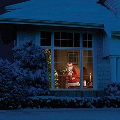 Проектор Прозорци Хелоуин/Коледа, Лампа филм, Холографски Проекции 12, Украса шоу На открито/На закрито