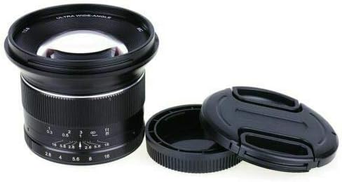 Kaxinda 12 мм f/2.8 Сверхширокоугольный Обектив с ръчно Фокусиране и Голяма Бленда за фотоапарат Canon EF-M Mount APS-C