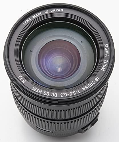Обектив Sigma 18-200 мм F3.5-6.3 II DC OS HSM за огледално-рефлексен фотоапарат Canon (СТАР МОДЕЛ)
