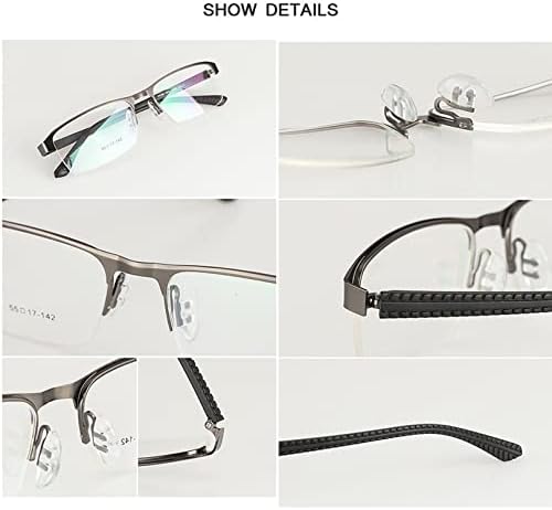 Преходни Фотохромичните Прогресивно Многофокусные Очила за четене - Кутия Пантите, Ридеры от неръждаема стомана, което Променя цвета