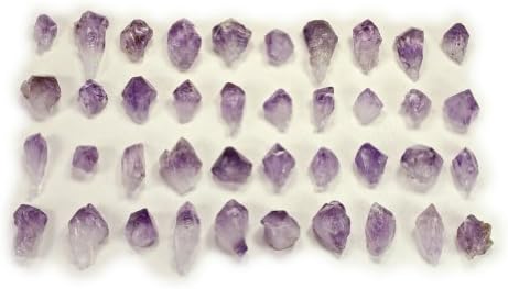 Хипнотични скъпоценни камъни Материали: 50 бр. дъга, аметист точки - Малък размер - Красиви, Обемни скъпоценни камъни за бижута,
