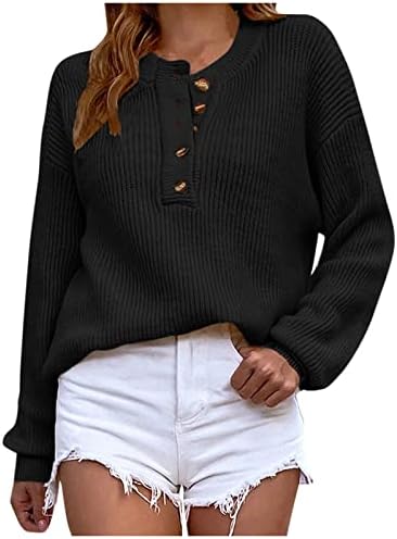 NOKMOPO / Дамски Hoody, Дамски Ежедневни Мода 2022, Вязаный Обикновен Пуловер с дълги ръкави, Топ