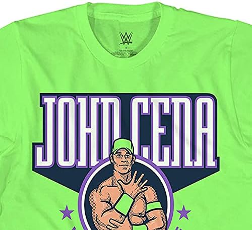 Тениска на WWE Boys John Cena - Тениска Hustle, Loyalty & Respect Superstar Tee - Тениска на световния Шампион по борба