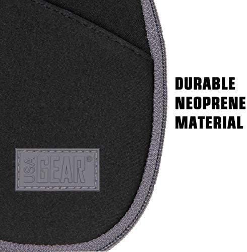 Калъф за астматично инхалатор USA Gear - Пътна чанта-държач за инхалатор с вградена линия за колан, с Устойчива на атмосферни влияния, с вътрешни джобове за аксесоари, о
