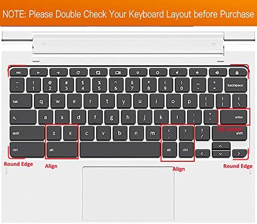 Калъф за клавиатура за 2018-2022 Lenovo Chromebook Flex 3 11,6/ Lenovo Chromebook C330 11,6 / Lenovo Flex 11 Chromebook/ Lenovo