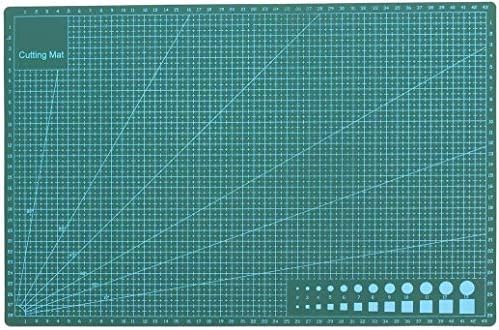 ZYM119 45x30 см Нескользящий Подложка За Рязане на Двустранен Самовосстанавливающийся Ротационен Подложка За Рязане на Борда Инструмент