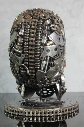 Метални изкуство Пукет Череп, Метална Скулптура е Изкуството От Скрап