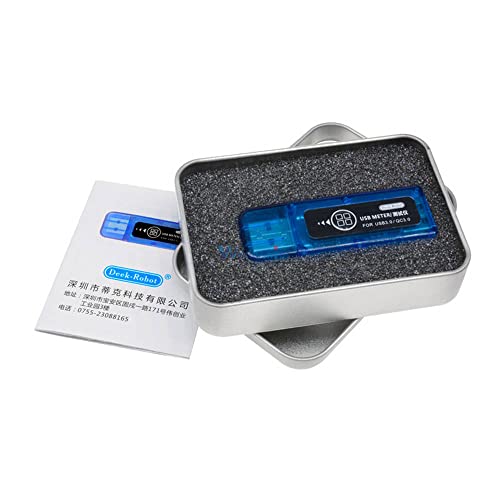0,91 Инчов OLED-Дисплей, USB 3.0 65 W 3A Текущото Напрежение на Детектора Мощност Тестер Батерия с Волтметър Амперметър Зарядно