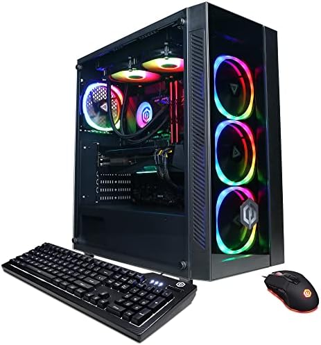 CyberPowerPC компютърни Игри CYBERRPOWERPC за геймъри Xtreme VR и Спечели 11 Home (GXiVR8400A10), черно с извита скипетром 27-инчов