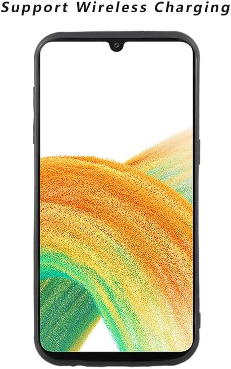 ELISORLI е Съвместим с Samsung Galaxy A33 5G 2022 Здрав калъф Тънък Мобилен Аксесоари Противоскользящий Гумен калъф за мобилен телефон