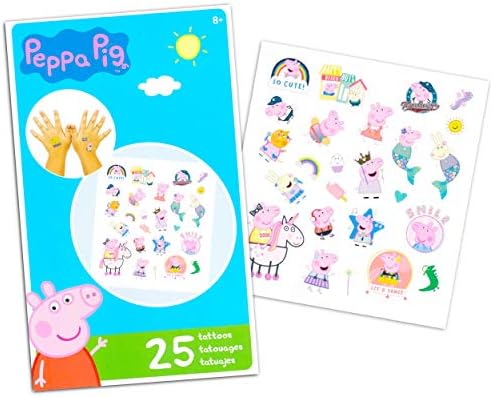 Набор от подаръци за мини-партита Peppa Pig Store за деца - Комплект от 24 мини-комплекта Peppa Pig Grab n Go Play с оцветители,