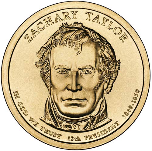 2009 г. P Позиция B Сатинировка Zachary Taylor Избор на председателите на долара Необращенный Монетен двор на САЩ