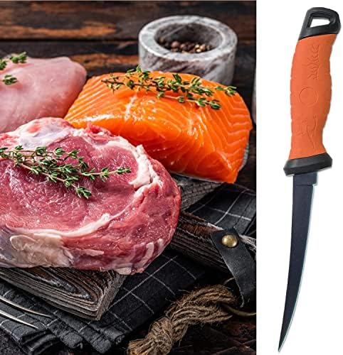 Нож за рязане на филе и стръв Mershca, 7-инчов остро, като бръснач, немска нож от неръждаема стомана G4116 G4116, Професионален