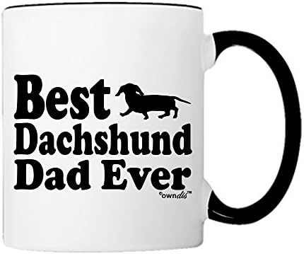 Чаша за Най-добър татко-Такса За Светлина, Собственик на Домашен любимец, Подаръци Любовник Кучета, Спасителни подарък, Кафеена