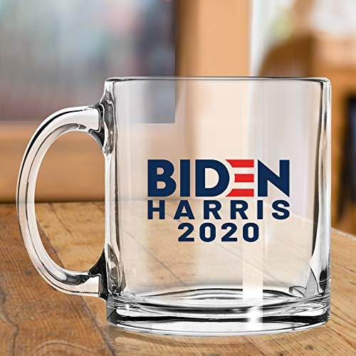 DEMS за КАФЕ ЧАШИ BIDEN HARRIS САЩ 2020 | Чаша с ръб, устойчив на сколам търговско качество (NORDIC MUG, 13 ГРАМА)
