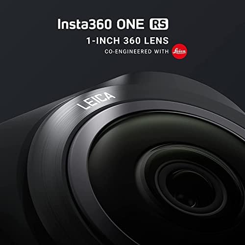 insta360 ONE RS 1-Inch 360 Edition - Камера 6K 360 с две 1-инчови сензори, разработени съвместно с Leica, за заснемането на 21 Mp,