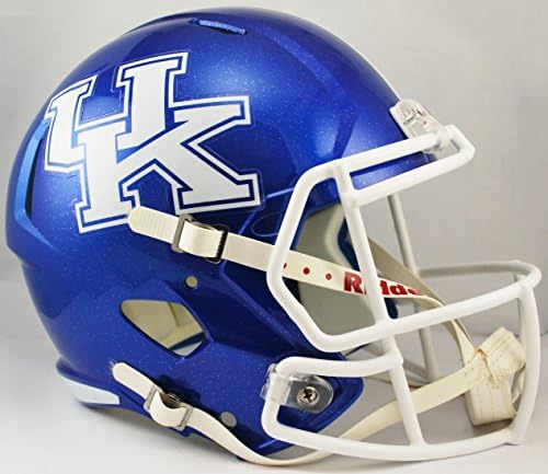 Пълен размер Копие шлем NCAA Kentucky дивите котки Speed, Синьо, Средно