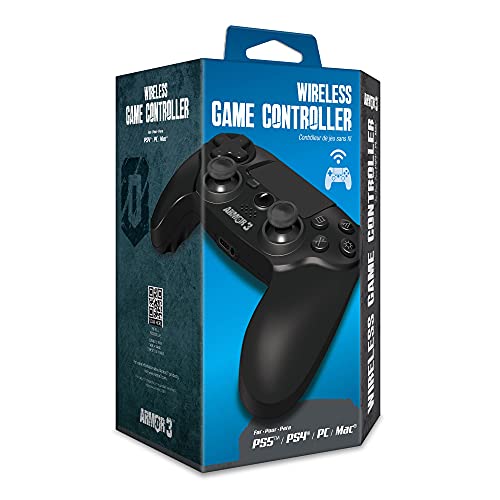 Безжичен гейм контролер Hyperkin Armor3 за PS4/ PC/ Mac (Черен) - PlayStation 4
