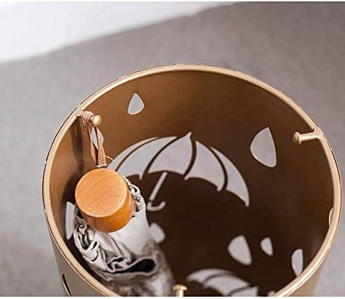 DMUNIZ Поставка За Чадъри Цилиндрична Креативен Дизайн на Метални Кухи Издълбани От Ковано Желязо За Дома/Хотел/за Съхранение на
