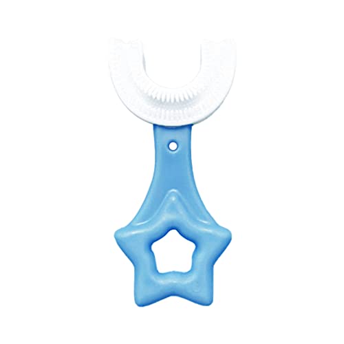 Мека четка за зъби за деца Детска U-образна четка за зъби от мека силикагел 360 ° за почистване на устната кухина Лесно да носите