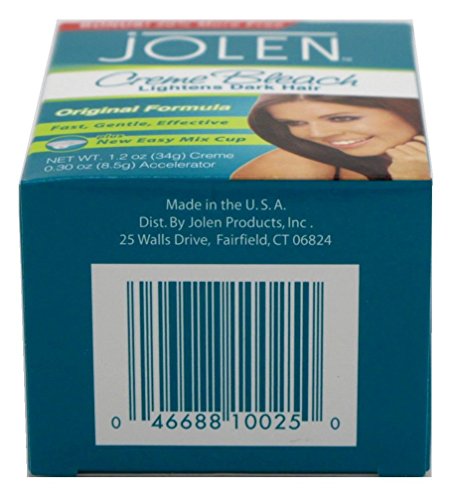 Jolen 1,2 Грама крем-белина, Рег. Изсветлява излишък тъмна коса (29 мл) (6 опаковки)