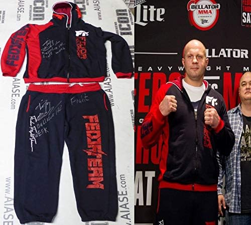 Fedor Emelianenko Подписа Договор с Bellator На 172 Бойцовскую седмица, Поношенный спортен костюм БЪЛГАР COA ММА - Употребявани