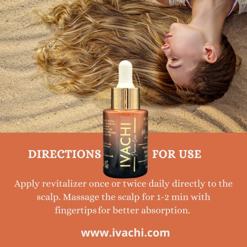 IVACHI – Средство за възстановяване на космените фоликули - Натурален Серум за коса, останавливающая загуба на коса, за подобряване