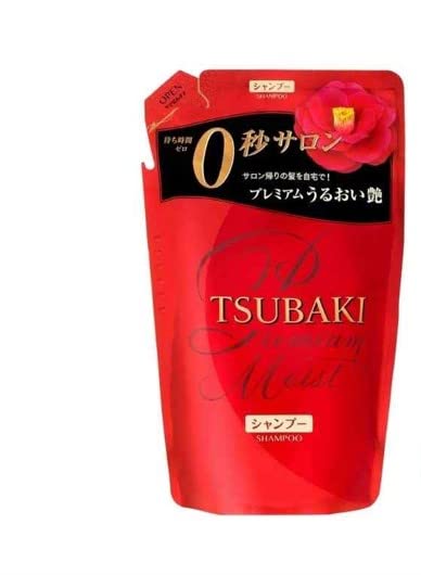 Хидратиращ шампоан Tsubaki Premium (бензиностанция) 330 мл - дневно възстановява изтощена коса от ядрото. Възстановява влагата и