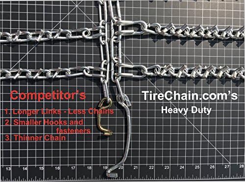 TireChain.com 13 x 5 x 6, 13 5 6 Комплект вериги за гуми на тежкотоварни трактори от 2