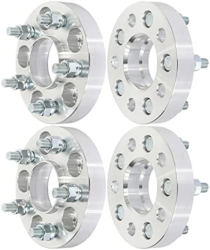 Abrillvt 4ШТ 5x110 Дължината на уплътнението 1 инч Размер на резби Шипове M12x1.25 Диаметър 65,1 мм и е Съвместима с за 200 15-17