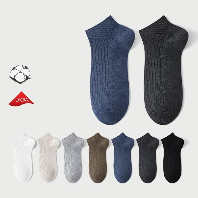 Aniler 4 Двойки от Мъжки Памучни Къси Чорапи, Устойчиви Към миризмата, Тънък Стил Пролетните и Есенните Памучни Къси Чорапи