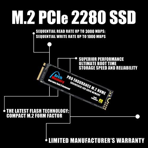 Подмяна на памет Arch за Dell SNP112P/256G AA615519 256 GB M. 2 2280 PCIe (4,0x4) Твърд диск NVMe за OptiPlex 7070 СФФ