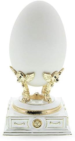 BestPysanky Златна Ръка върху Бял Емайл, Стойка Метална Поставка За Яйца Притежателя на Дисплея