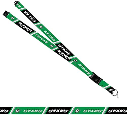 Rico Industries NHL Хокей Dallas Stars 18 x 1 Премиум Унисекс-Защитен Откъсване Каишка За възрастни