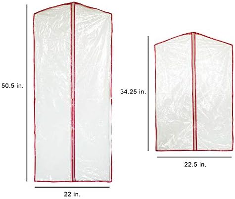 Торби за дрехи от 13 теми за съхранение в гардероба - Прозрачен винил и поли пластмасов материал, предназначен за лесно съхранение