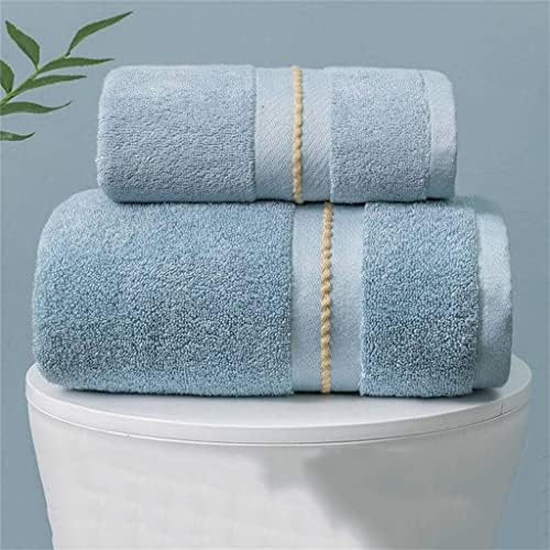 SXNBH кърпи за баня за дома удобства, Памучно кърпа за вода и гъст Кърпа за мъже и жени, Увит в кърпа за двойки (Цвят: 2 бр., Размер: