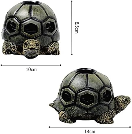 XWWDP 1бр Карикатура Костенурка Животно Пепелник Креативна Охлюв Пепелник Занаяти Орнаменти Пепелник От Неръждаема Стомана Ветрозащитная