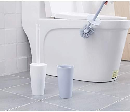 N/A Четка за тоалетна и употреба, Набор от четки за почистване на тоалетната чиния, Четка за устни под ръб и Поставка за съхранение