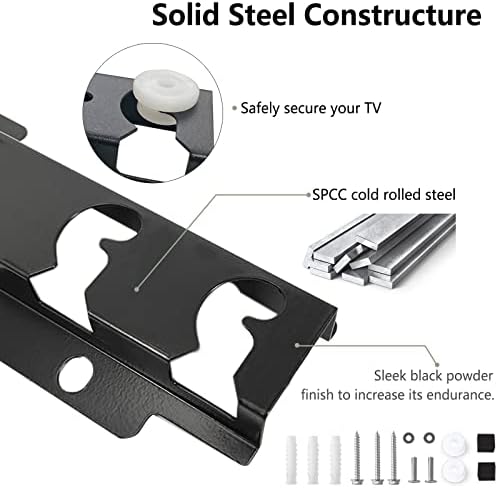 Стенни скоби Nuyoah TV led LCD телевизори с размер на екрана 14-42 инча, монтиране на стена за малки ТЕЛЕВИЗИОННИ монитора, Низкопрофильное