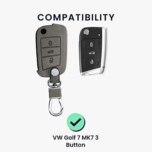 калъф за ключове kwmobile, съвместим с VW Golf 7 MK7 - Матирано сърце