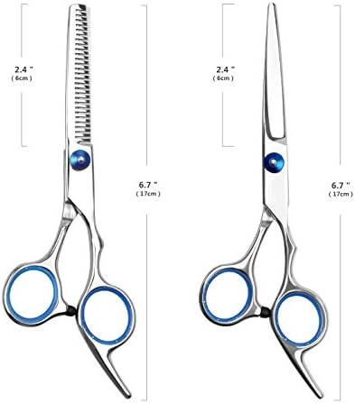 Набор от Фризьорски Ножици За подстригване на коса у дома AideBench, Набор от Остри ножици за коса - 6,7 , Фризьорски комплект с