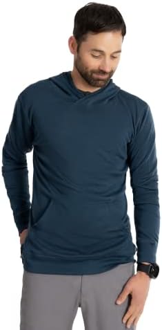 Вълнена Дрехи Мъжки Вълнен Пуловер С качулка от Мериносова Pro-Knit - Впитывающая Влагата, Дишаща Защита От миризмата на