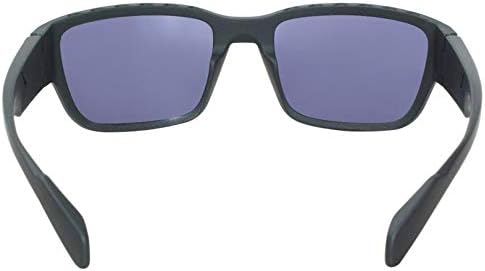 Слънчеви очила Адидас SP0007 02A Мъжки Матирано Черни / Дымчатые Лещи Правоъгълни 57 мм