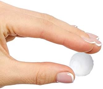 DecorRack 300 Малки памучни топки за грим, облекчаване на лака от ноктите, грижа за домашни любимци, за нанасяне на Лосион или Маслен