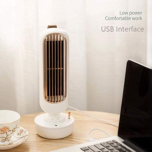 ISOBU LILIANG - Мини Настолен Вентилатор за климатик и Овлажнители на въздуха с интерфейс USB, хладен въздух за Лично пространство,