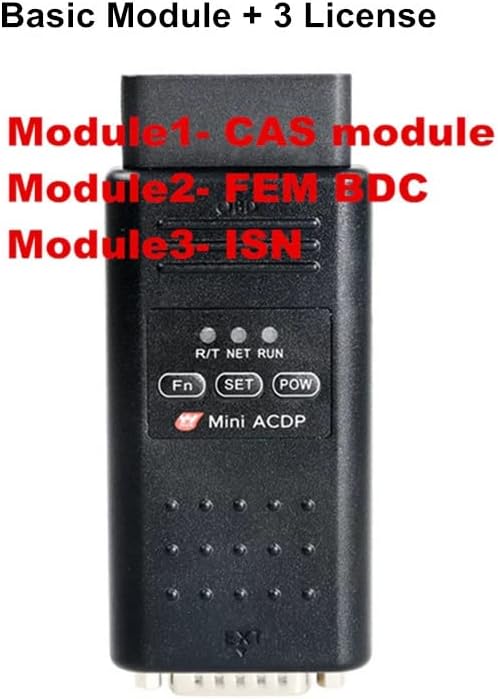 Yanhua Mini ACDP за BMW IMMO Пакет за BM CAS1/2/3/3+/4/4+ МКЕ/BDC Добавяне на ключ, да Възстановите всички изгубени ключове, Възстановяване